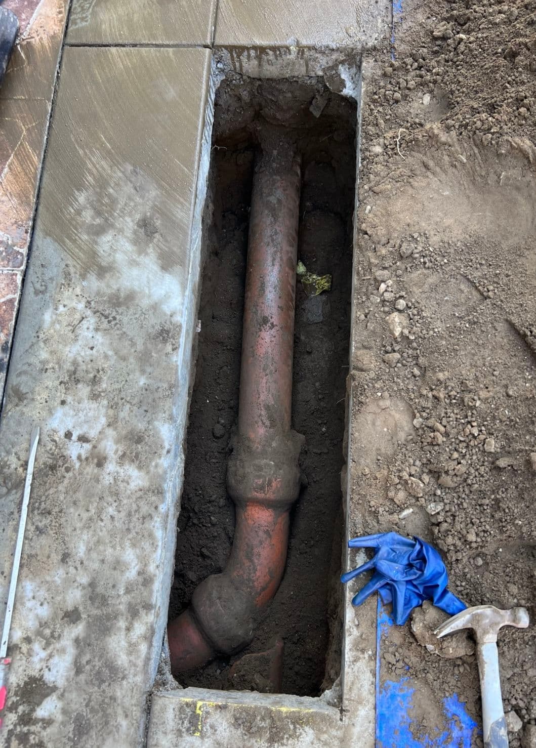 Gallery photos for Under-Slab Drain Line Repair Done Right: Image #1